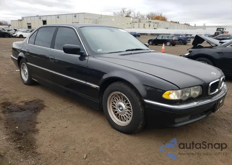 2001 BMW 740 Il z USA, uszkodzony, nr VIN WBAGH83431DP33588
